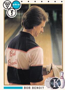 1990 Collect-A-Card Kingpins #9 Bob Benoit Front